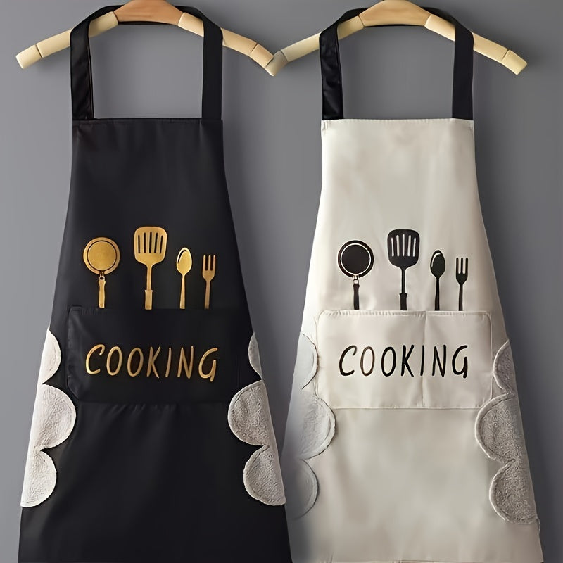 1pc Stylish Polyester Apron with \