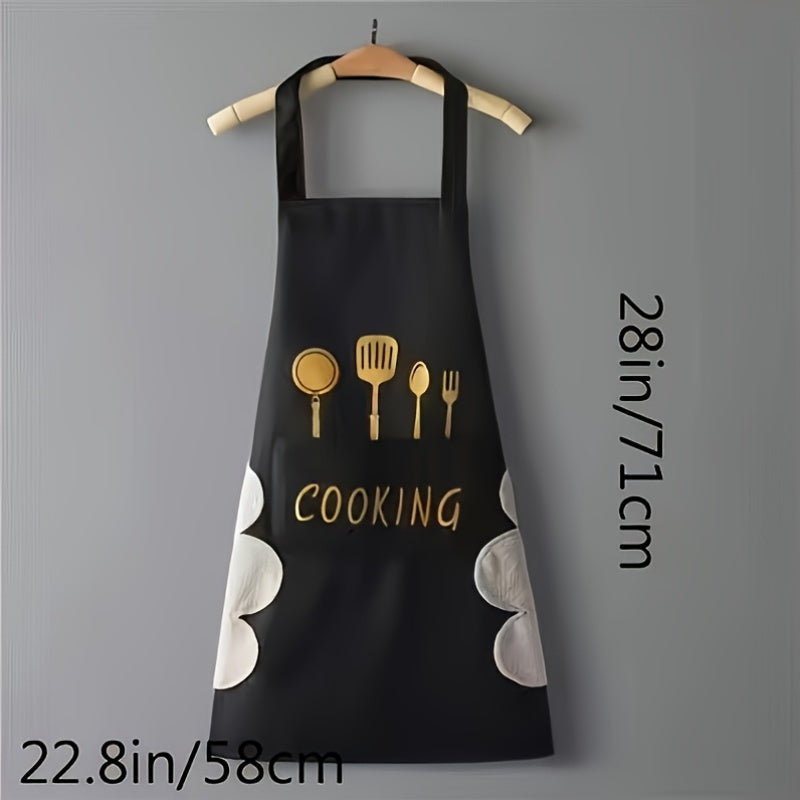 1pc Stylish Polyester Apron with \