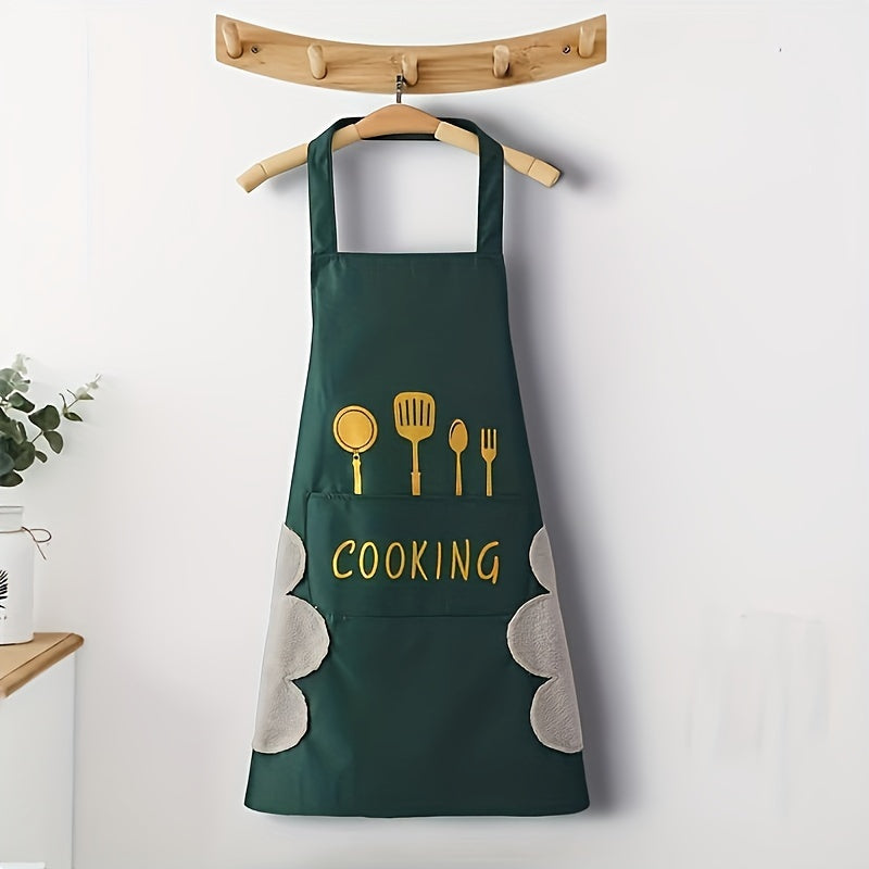 1pc Stylish Polyester Apron with \