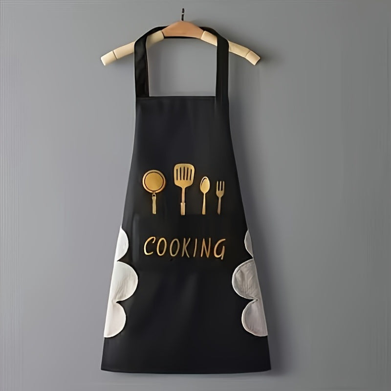 1pc Stylish Polyester Apron with \