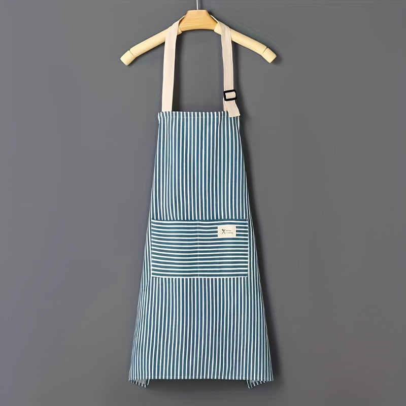 1pc Stripe Apron for Restaurant, Cafe, Waiter, and Household Use